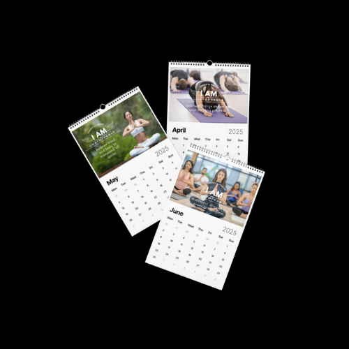 I Am Unstoppable 2025 ZinFlow Yoga Calendar (11x17) - FREE with $150+ Order!