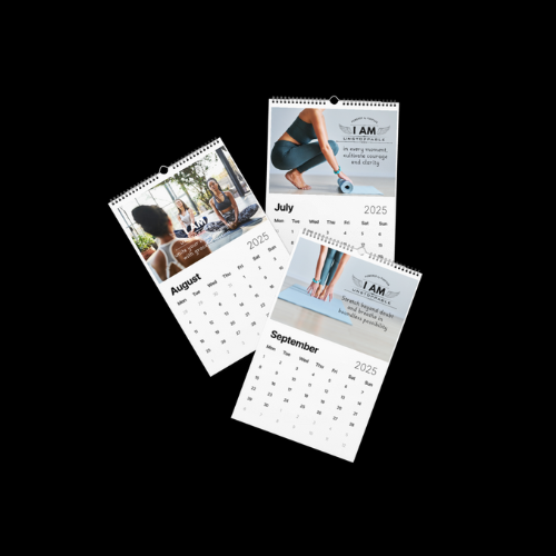 I Am Unstoppable 2025 ZinFlow Yoga Calendar (11x17) - FREE with $150+ Order!