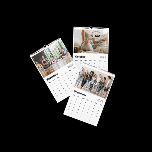 I Am Unstoppable 2025 ZinFlow Yoga Calendar (11x17) - FREE with $150+ Order!